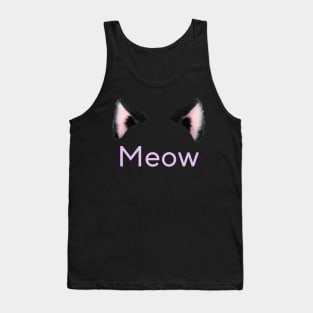 Meow cat Tank Top